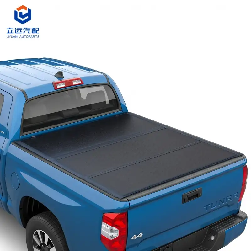 Profil baxuko hiru tolestura gogorra Toyotarako Tonneau estalkia